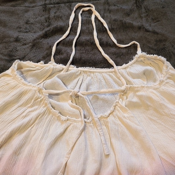 Ecote‎ Boho style ombre pink/white tank size M - Picture 6 of 6